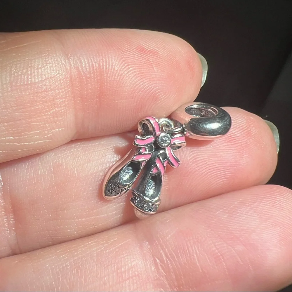 Ballet Slippers Dangle Charm